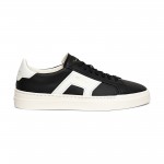 Santoni - Black and White Sneakers